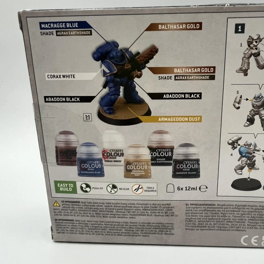 Games Workshop Warhammer 40,000 Space Marines Infernus Marines +‎ Paints Set New